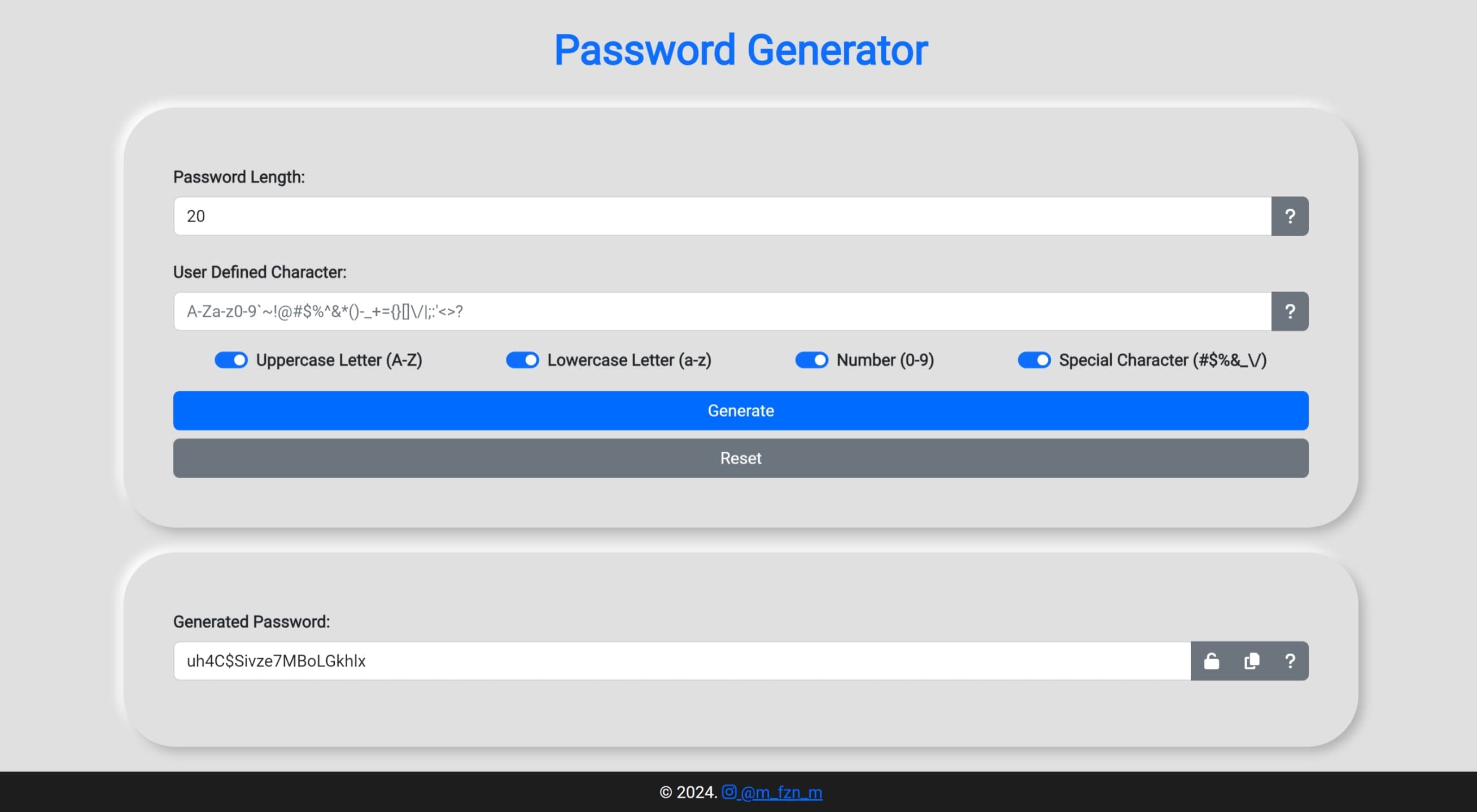 Password Generator
